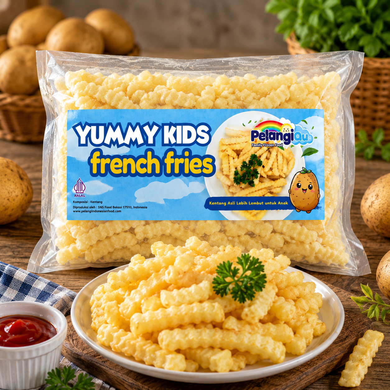 PelangiQu - Yummy Kids French Fries