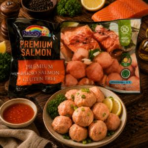 PelangiQu Bakso Salmon Original Gluten Free Egg Free - 300g