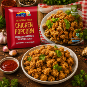 PelangiQu Chicken Popcorn Premium Egg Free Dairy Free - 350g