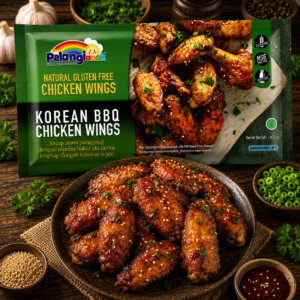 PelangiQu Chicken Wings Korean BBQ Premium Gluten Free - 400g