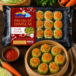 PelangiQu Dimsum Ayam Sayur Plus Saus Homemade - 385g