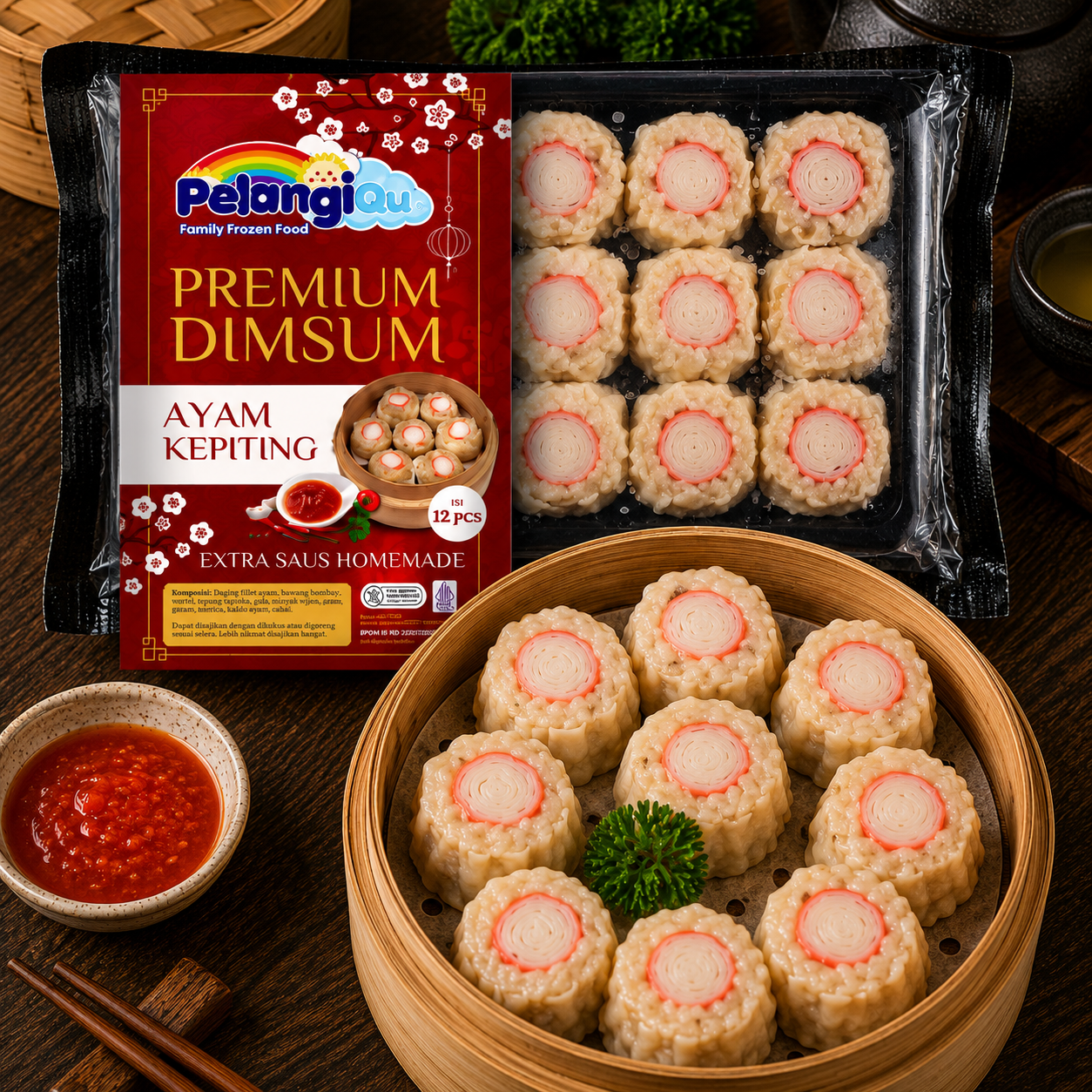 PelangiQu Dimsum Kepiting Kani