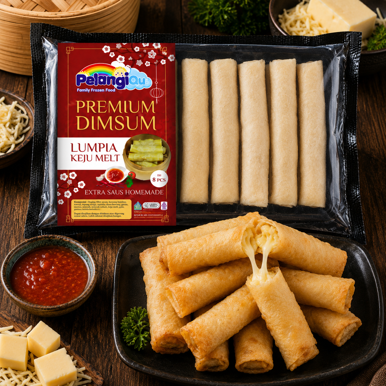 PelangiQu Dimsum Lumpia Keju Melt