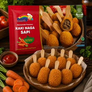 PelangiQu Nugget Kaki Naga Sapi plus Wortel Dairy Free Egg Free - 350g