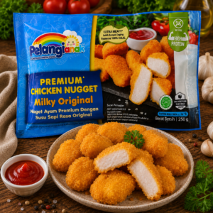 PelangiQu Nugget Ayam Milky Original Soy Free Egg Free - 250g