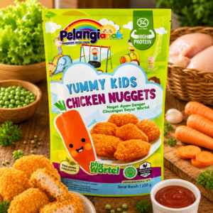PelangiQu Nugget Ayam Gluten Free Yummy Plus Wortel - 250g