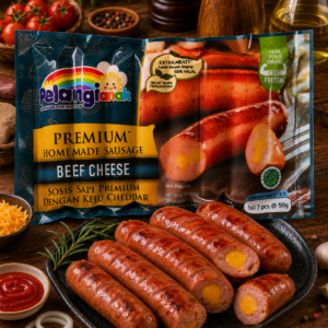 PelangiQu Sosis Sapi Keju Premium